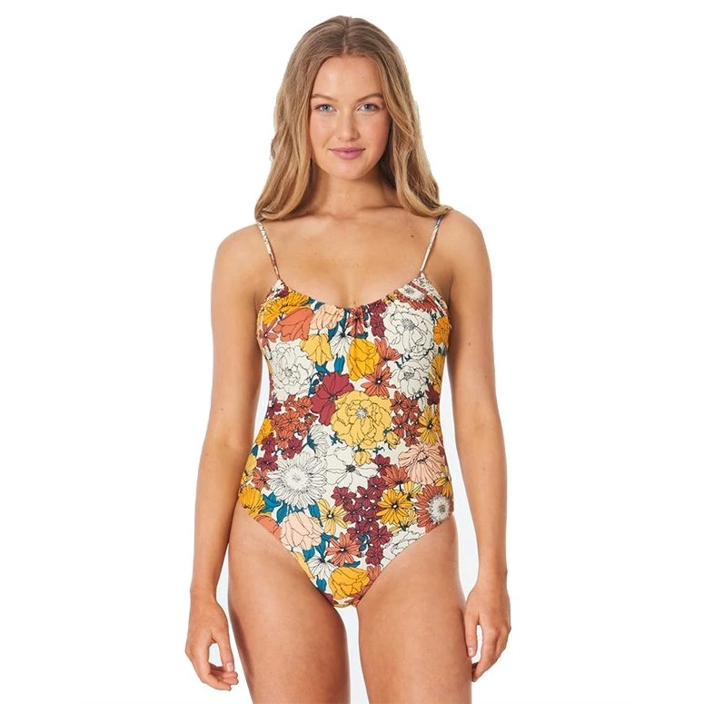 Rip Curl Womens Golden Days Cheeky One Piece Swim 3 Rip Curl Womens Golden Days Cheeky One Piece Swim