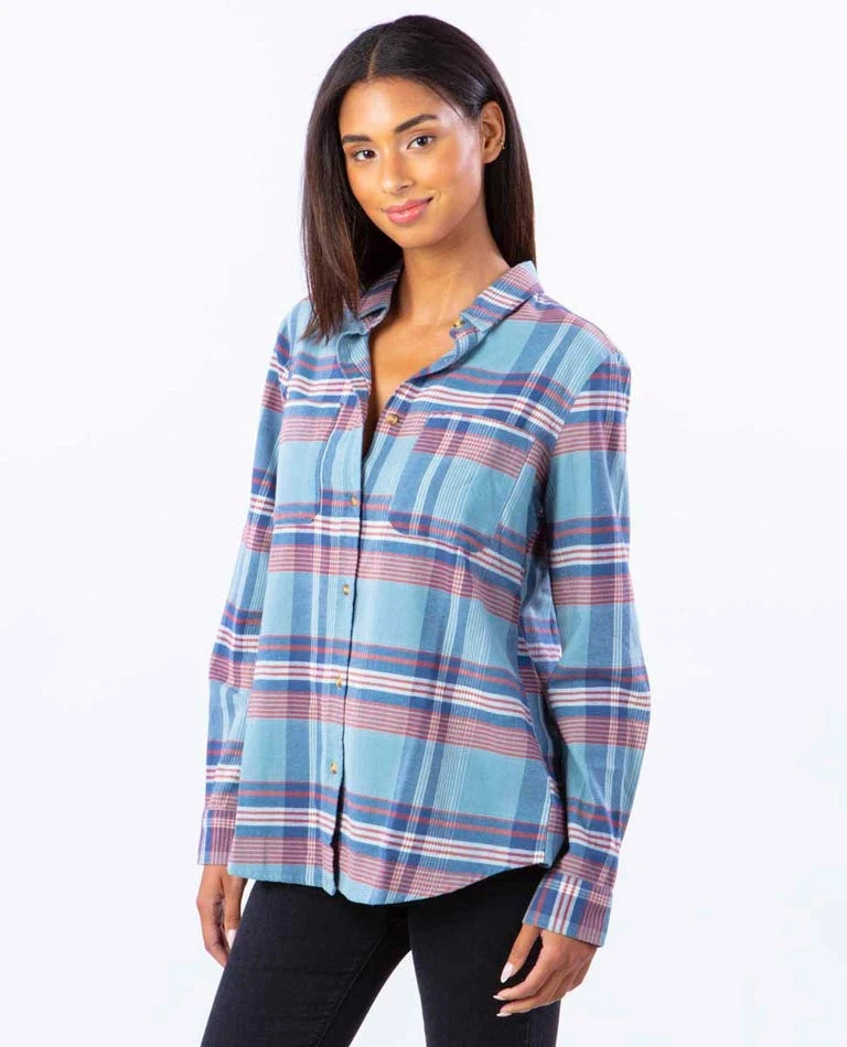 Rip Curl Womens Postcards Flannel 5 Rip Curl Womens Postcards Flannel