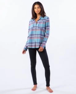 Rip Curl Womens Postcards Flannel 9 Rip Curl Womens Postcards Flannel