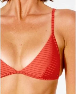 Rip Curl Premium Surf Banded Fixed Tri Bikini Top Womens
