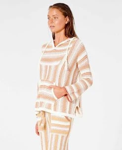 Rip Curl Namotu Stripe Poncho Womens 9 Rip Curl Namotu Stripe Poncho Womens