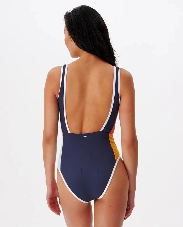 Rip Curl Womens Heat Wave One Piece Swimsuit 4 Rip Curl Womens Heat Wave One Piece Swimsuit