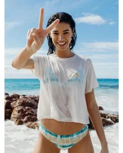 Rip Curl Summer Palm Full Coverage Swim Bottom Womens 9 Rip Curl Summer Palm Full Coverage Swim Bottom Womens