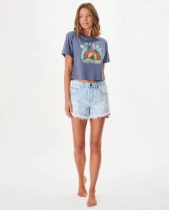 Rip Curl Womens Sunny Paradise Crop S/S Tee 8 Rip Curl Womens Sunny Paradise Crop S/S Tee