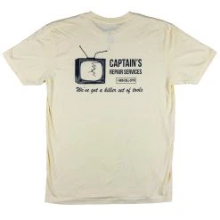 Captain Fin Co TV Repair S/S Tee