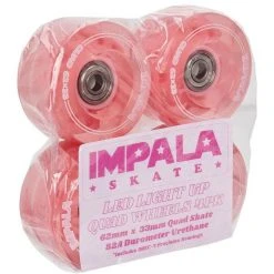 Impala RollerSkates Impala Light Up Wheel 4pk In Pink