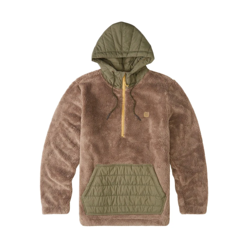 Billabong Mens A/Div Badger Half Zip Pullover Hoodie 10 Billabong Mens A/Div Badger Half Zip Pullover Hoodie