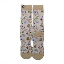 Jack's Surfboards Ladies Tan Flower Socks