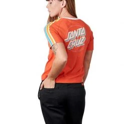 Santa Cruz Womens Layer Dot Raglan S/S Tee