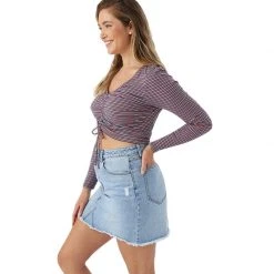O'Neill Womens Leanne Stripe L/S Top
