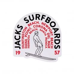 Jack's Surfboards Locations Sticker