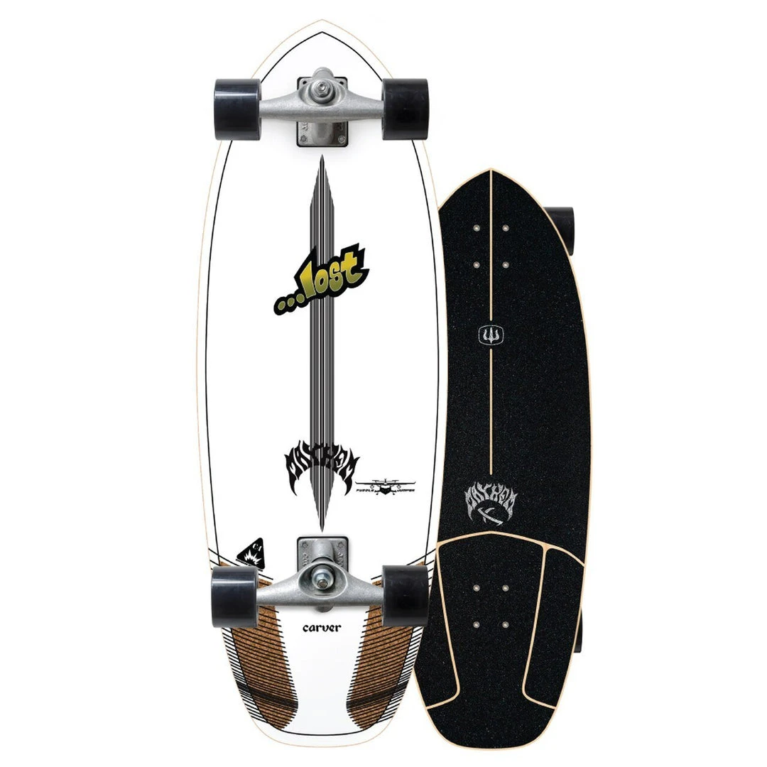 Lost X Carver 30.5" Puddle Jumper Surfskate Complete 4 Lost X Carver 30.5" Puddle Jumper Surfskate Complete