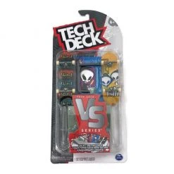 Tech Deck VS Series Skateboards, Fingerboard 2-Pack, Obstacle And Challenge Card Set