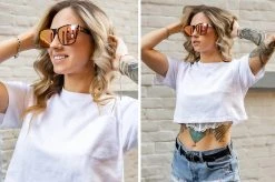 Heat Wave Women's Marylin Sunglasses - Pink Tortoise / Rose Gold