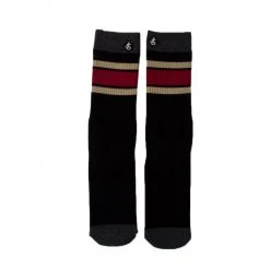 Jack's Surfboards Mens Men's Black Khaki Red Socks