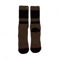 Jack's Surfboards Mens Socks-Brown/Black
