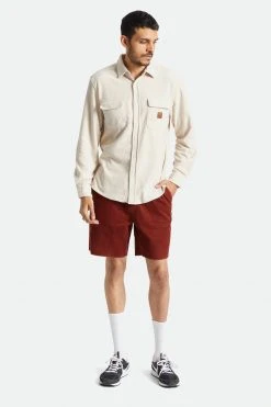 Brixton BOWERY LIGHTWEIGHT L/S ARCTIC STRETCH FLEECE FLANNEL