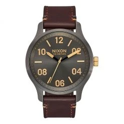 Nixon Mens Patrol Leather Watch 27 Nixon Mens Patrol Leather Watch