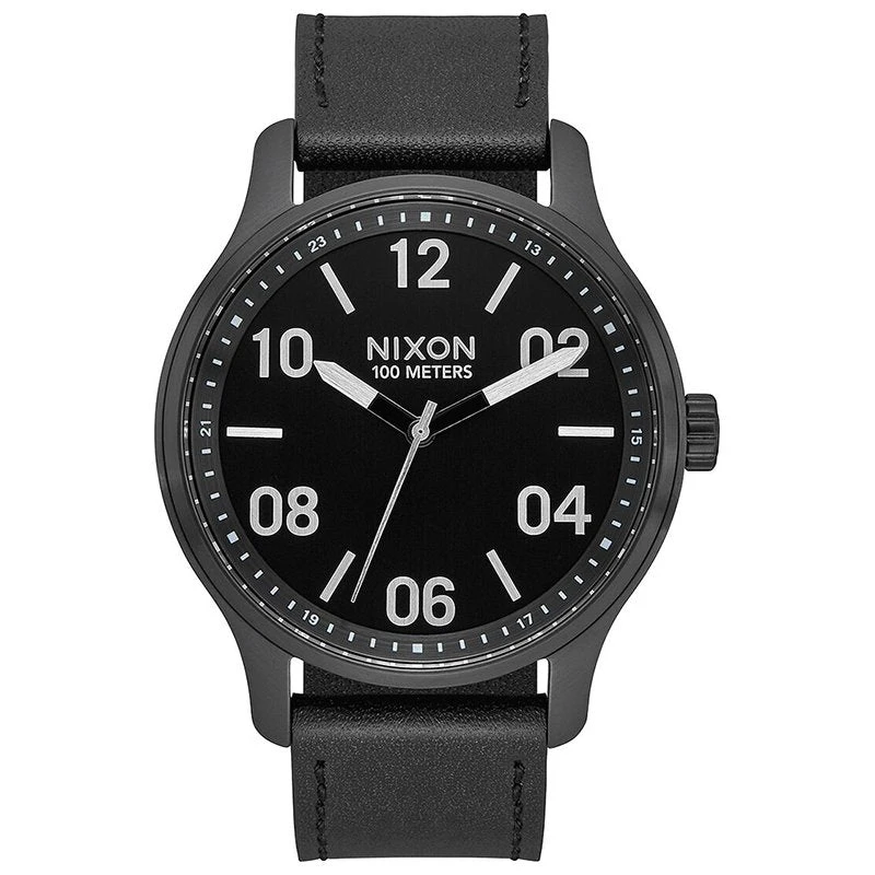 Nixon Mens Patrol Leather Watch 8 Nixon Mens Patrol Leather Watch