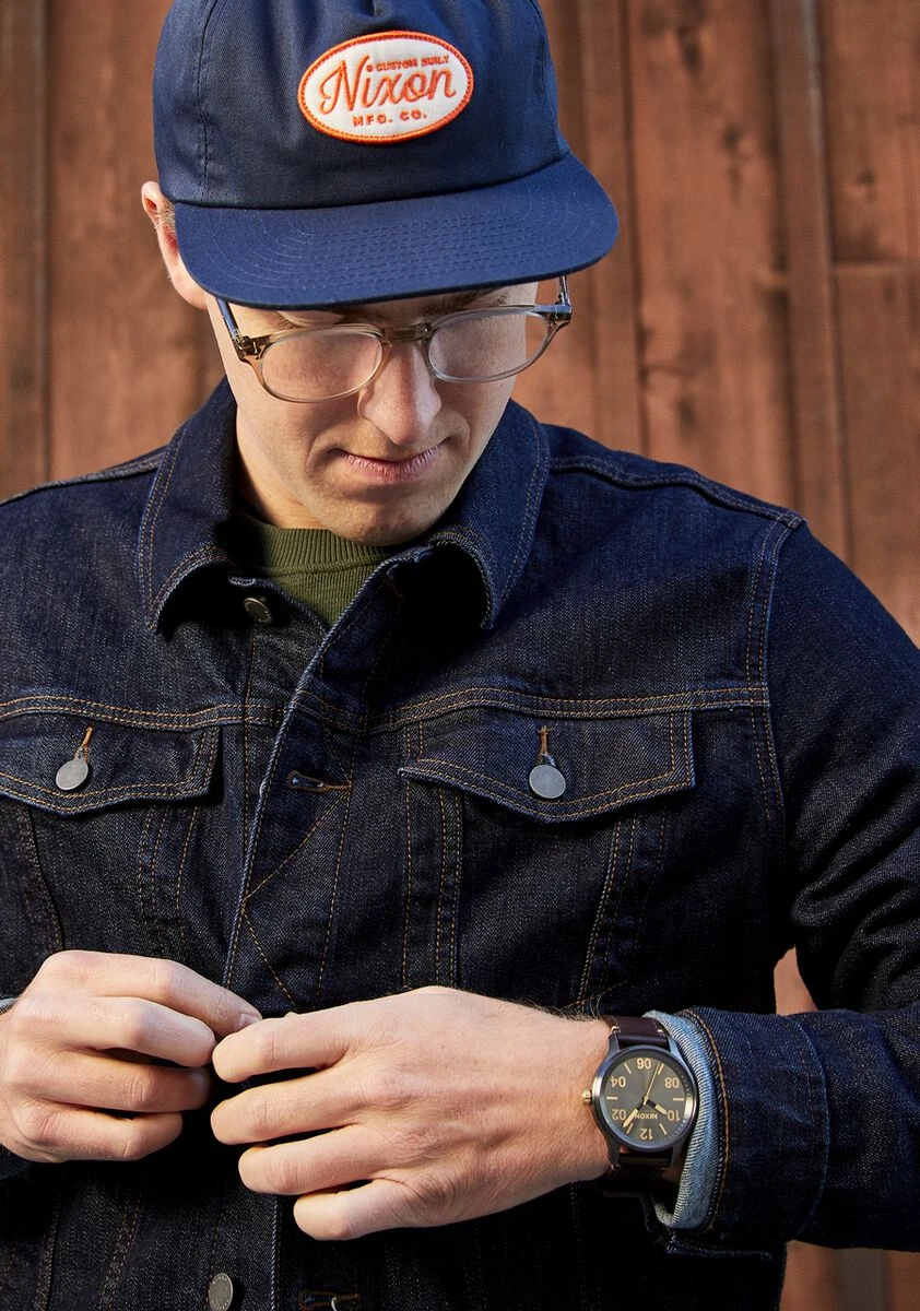 Nixon Mens Patrol Leather Watch 17 Nixon Mens Patrol Leather Watch