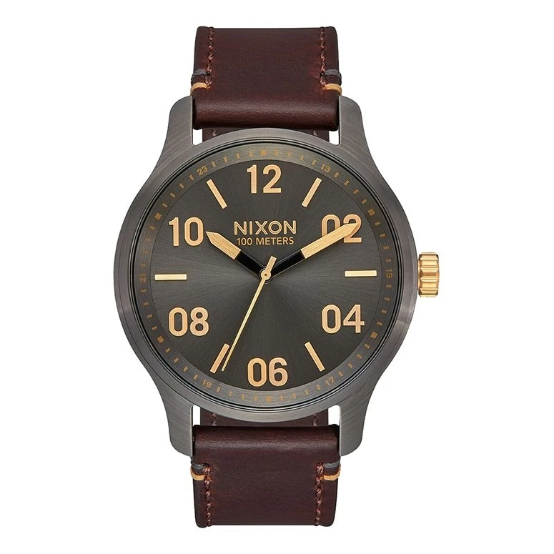 Nixon Mens Patrol Leather Watch 3 Nixon Mens Patrol Leather Watch