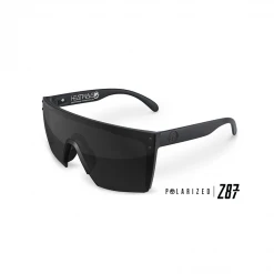 Heat Wave Mens Lazer Face Sunglasses In Polarized Black Z87