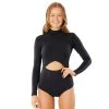 Rip Curl Premium Surf Good Coverage L/S One Piece Swimsuit Womens 2 Rip Curl Premium Surf Good Coverage L/S One Piece Swimsuit Womens