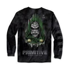 Marvel X Primitive Doom Washed Long Sleeve T-Shirt