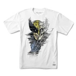 Mens Marvel X Primitive Wolverine Vintage Oversized S/S T-Shirt