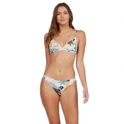 Roxy Printed Beach Classics Triangle Bikini Top