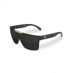Heat Wave Mens Quatro Sunglasses In Black & Gold