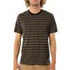 Rip Curl Rail Stripe S/S Tee Mens