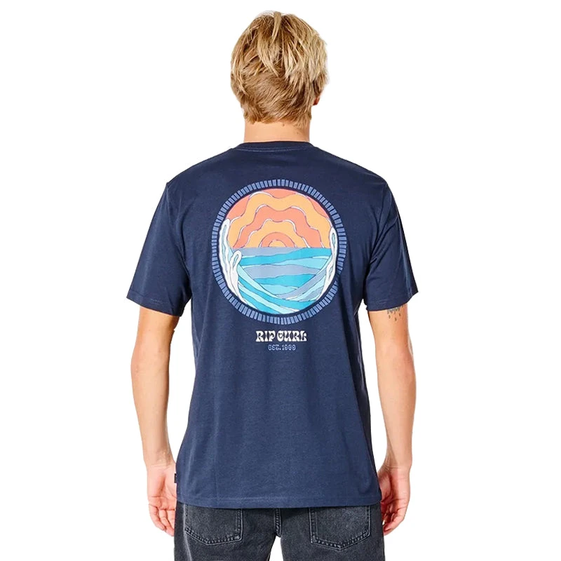 Rip Curl Rays And Tubed S/S T-Shirt Mens 4 Rip Curl Rays And Tubed S/S T-Shirt Mens
