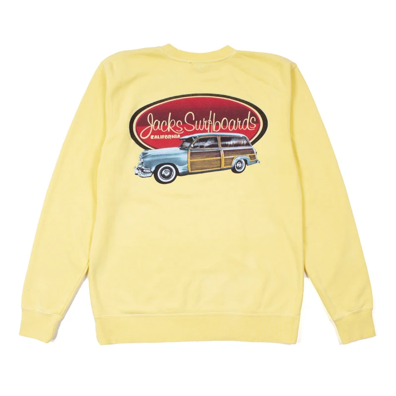 Jack's Surfboards Country Squire Pigment Crewneck Sweatshirt '21 3 Jack's Surfboards Country Squire Pigment Crewneck Sweatshirt '21