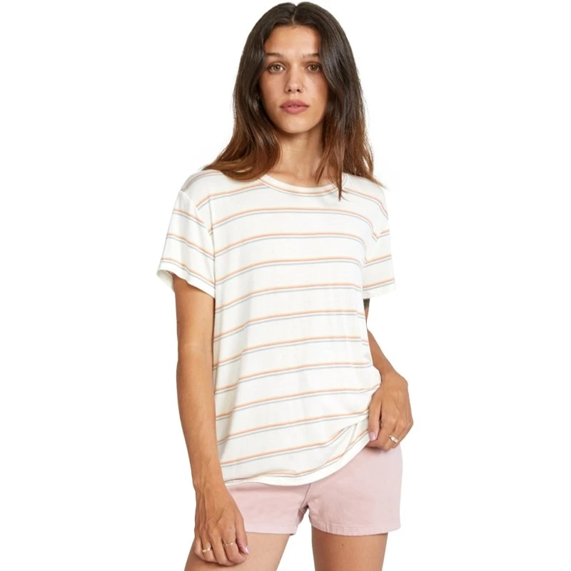 RVCA Recess 3 S/S Tee Womens 3 RVCA Recess 3 S/S Tee Womens