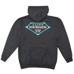 Jack's Surfboards Retro Lam Pullover Hoodie Mens