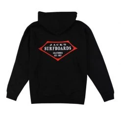 Jack's Surfboards Retro Lam Pullover Hoodie Mens