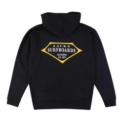 Jack's Surfboards Retro Lam Pullover Hoodie Mens