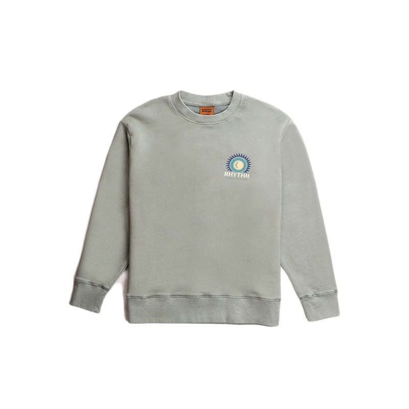 Rhythm Mens Blaze Vintage Fleece Crewneck 4 Rhythm Mens Blaze Vintage Fleece Crewneck