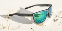 Costa Mens Rincondo Sunglasses (Shiny Black/Blue Mirror - Polarized)