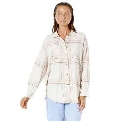 Rip Curl Women's Sayulita Flannel Shirt Womens