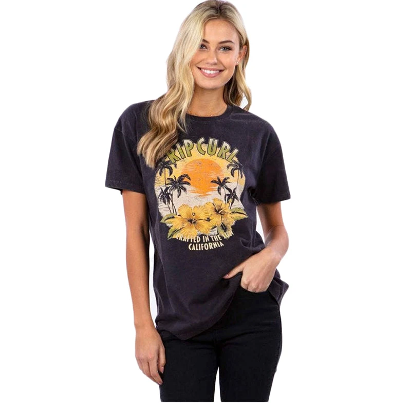 Rip Curl Womens Women's Sunchaser Desto Oversized Tee 3 Rip Curl Womens Women's Sunchaser Desto Oversized Tee