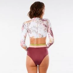 Rip Curl Tallows Good Long Sleeve One Piece Swimsuit Womens