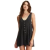 Billabong Fade Away Button-Up Knit Romper 2 Billabong Fade Away Button-Up Knit Romper