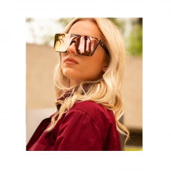 Heat Wave Women's Clarity Sunglasses - Rose Gold