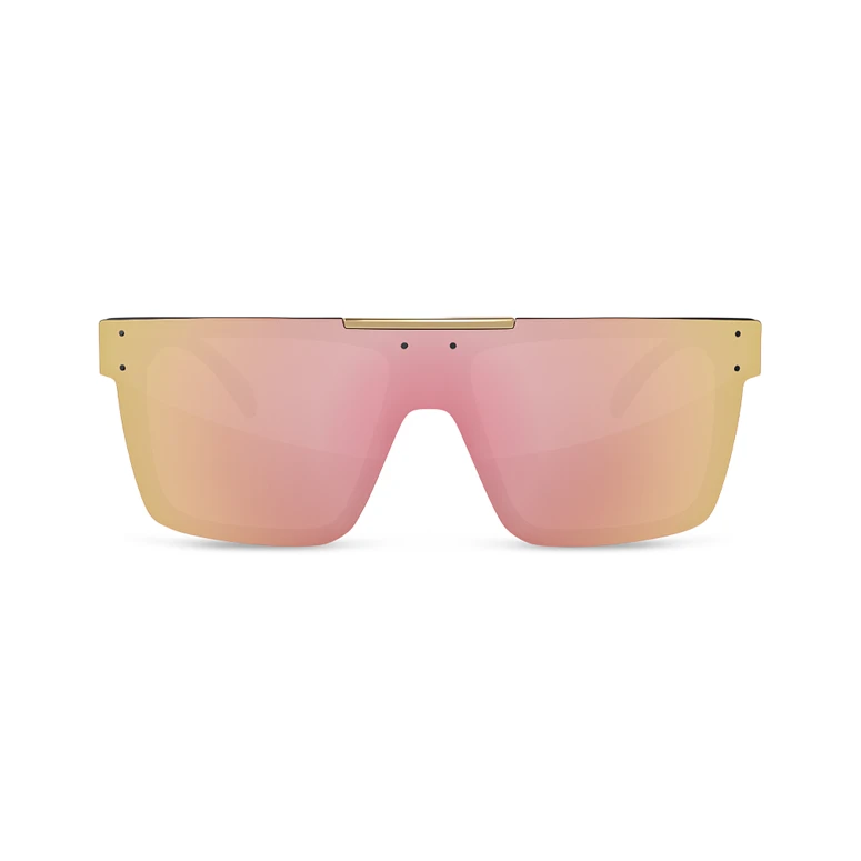 Heat Wave Quatro Sunglasses In Rose Gold 4 Heat Wave Quatro Sunglasses In Rose Gold