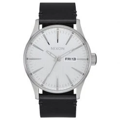 Nixon Sentry Leather Watch Mens 21 Nixon Sentry Leather Watch Mens