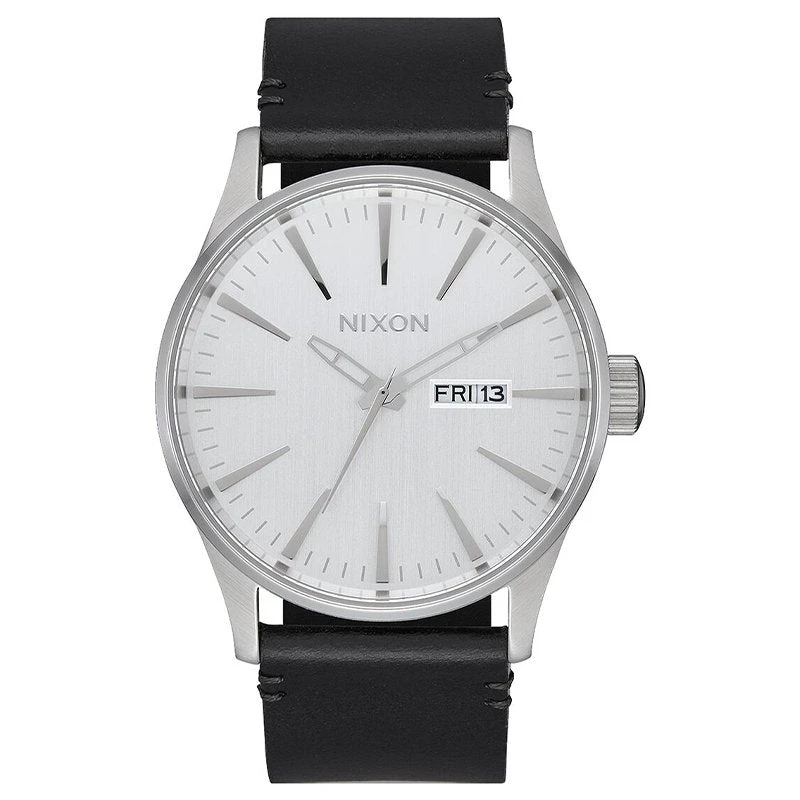 Nixon Sentry Leather Watch Mens 8 Nixon Sentry Leather Watch Mens