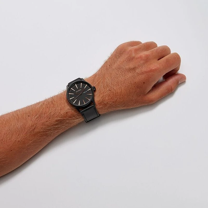 Nixon Sentry Leather Watch Mens 16 Nixon Sentry Leather Watch Mens