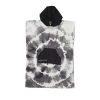 Nomadix Mens Tie Dye Black And White Changing Poncho